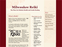 Tablet Screenshot of milwaukeereiki.org